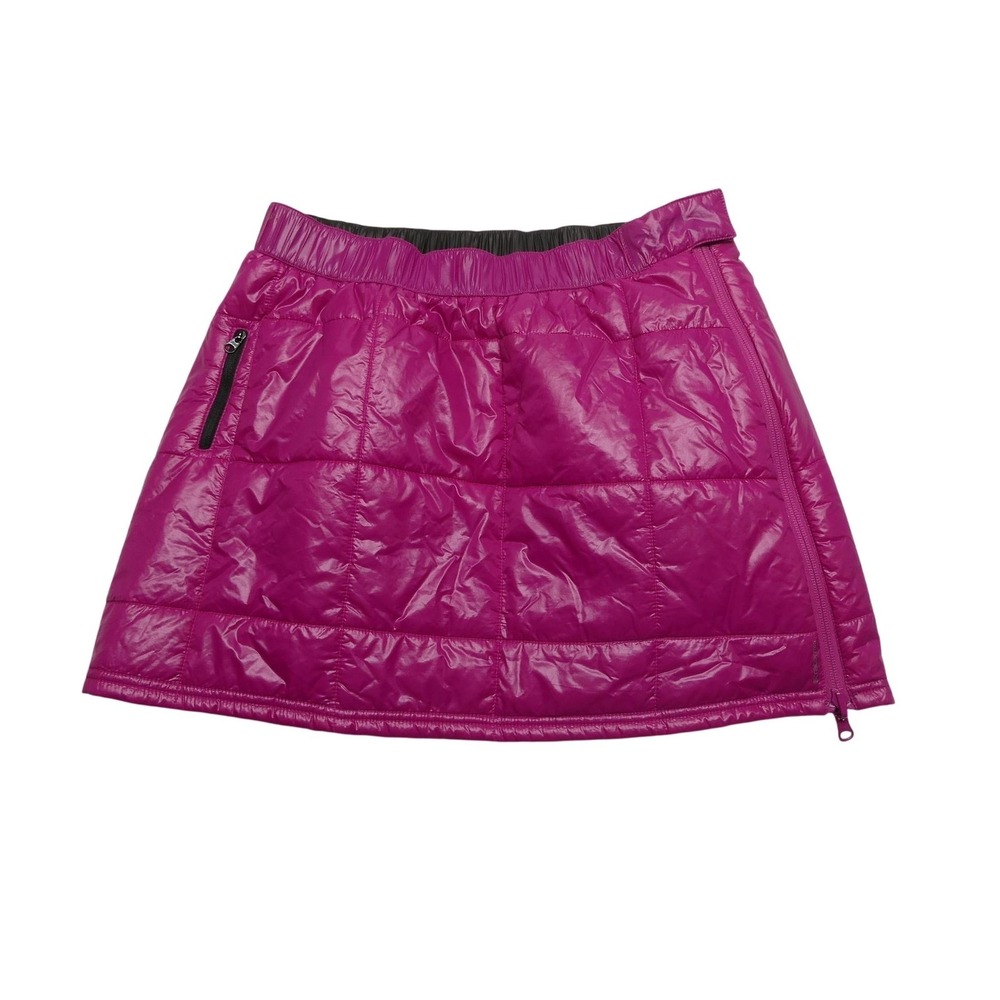 Quechua Puffer‎ Skirt Womens 8 Pink Insulated Quilted Stratermic Zip Athletic